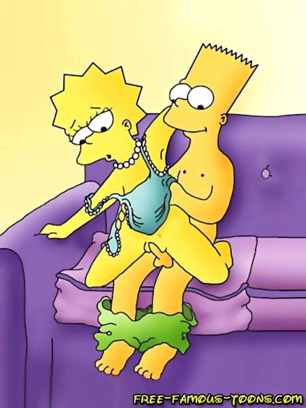 Bart and Lisa Simpsons orgy! 