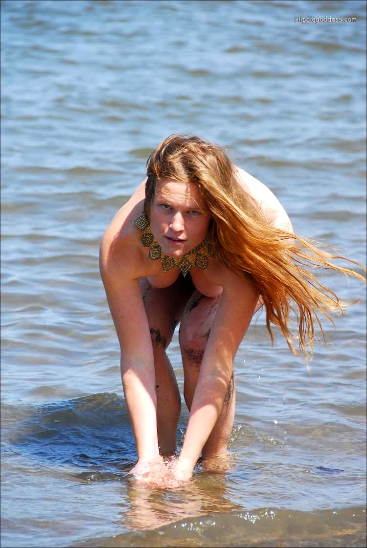 Nude Hippie Goddess Redhead